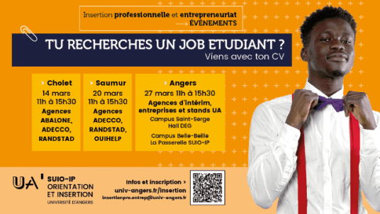 JOB ETUDIANTS - Campus Cholet, Saumur, Angers